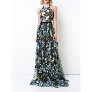 Marchesa Notte Floral Embroidered Gown!